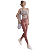 DCW Весенний приталенный спортивный костюм, одежда для йоги, бюстгалтер для тренировок, комплект, для бега