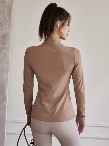 Спортивный приталенный флисовый удерживающий тепло лонгслив, демисезонное термобелье для спортзала для тренировок для йоги, изысканный стиль