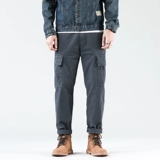 Martens, демисезонные ретро утепленные штаны для отдыха, свободный прямой крой, в американском стиле