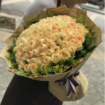 99 roses birthday gifts Chinese Valentines Day Valentines Day to send wives and lovers girlfriends Changsha free distribution in the city