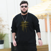 Мужской флисовый трендовый лонгслив, большой размер, осенний, свободный крой