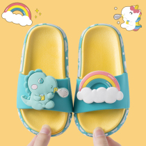 Childrens slippers summer boy baby cartoon cute home non-slip soft bottom outside wearing children Boy cool summer