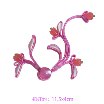 K77 shell powder embossed with hard edge filling core disc flower buckle thin material thick material Hanfu dress cheongsam fashion can be customized