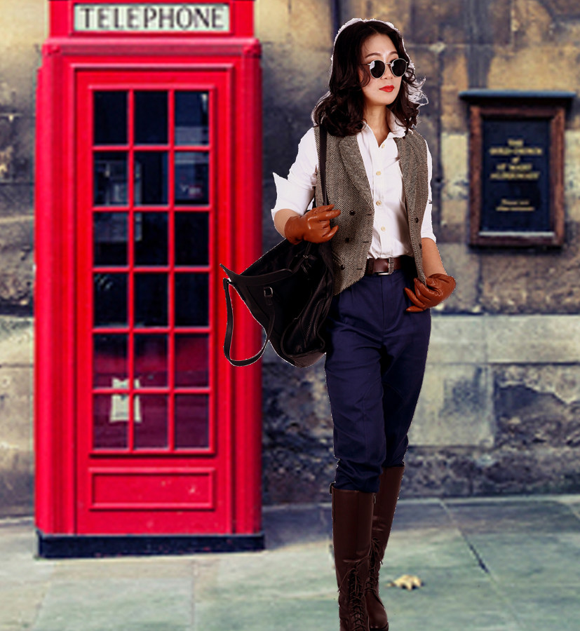 2020 Seasons European and American Leisure extremely minimalist cotton quality 90% slim fit slim foot Harun Horse pants-Taobao