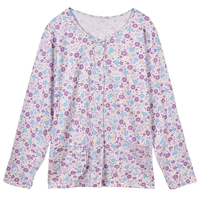 Пурпурный цветок с длинным рукавом