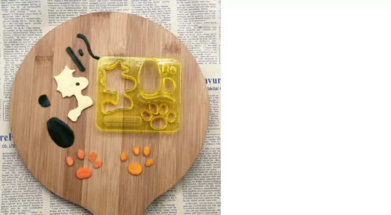 Cartoon Rice ball mold Snoopy style rice cover rice cơm cơm hộp cơm trưa - Tự làm khuôn nướng