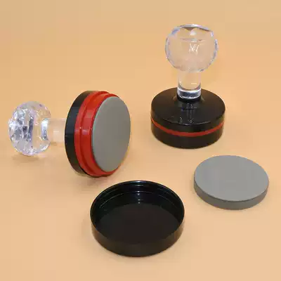 HB photosensitive seal material wholesale Oval rectangular crystal Protective case 7mm sponge pad printing material seal round