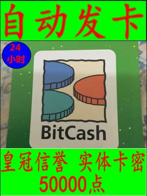Japan BC BitCash 50000 Points Gift Voucher Recharge Card Automatic Shipping
