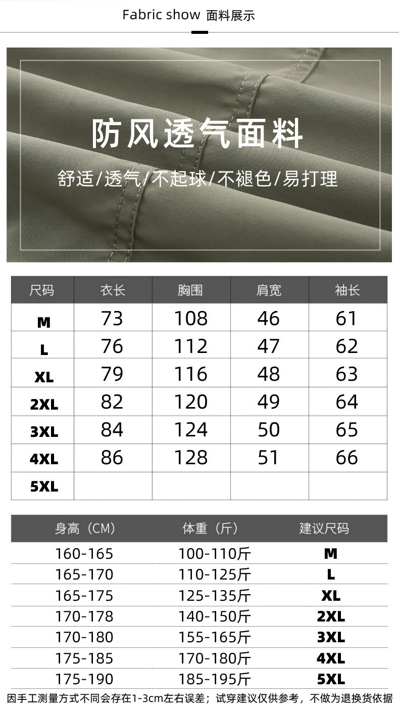 烈岩 男士秋冬款 工装冲锋衣外套 图2