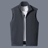 Демисезонный модный жилет без рукавов, удерживающая тепло куртка, для среднего возраста
