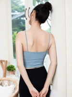 Áo yếm có đệm ngực thể thao đồ lót nữ yoga mỏng vai dây đeo áo ngực corset chạy bra tập thể dục mặc áo sơ mi quần áo tập gym