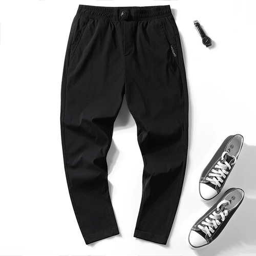 Демисезонные баскетбольные трендовые штаны, свободный прямой крой, в корейском стиле