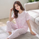 Milexi pajamas ແມ່ຍິງພາກຮຽນ spring ແລະ summer ຝ້າຍບາງໆ woven trousers ສັ້ນ trousers ຝ້າຍບໍລິສຸດເຮືອນເຄື່ອງນຸ່ງຫົ່ມວ່າງ