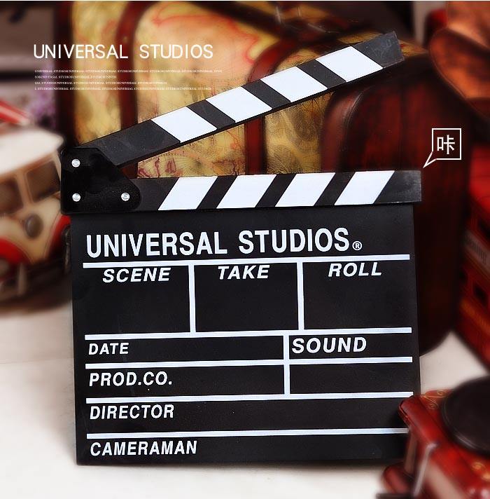 zakka groceries wooden message board field board director board film clapper shooting props decoration wall decoration