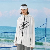 [Та же самая модель долины синего императора] Стрематные царапины за буквой Тонкая солнцезащитная одежда Летний антигультравиолетовый прилив