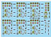 68330 full page glue 1 8 engineering vehicle biopod paper model model water sticker customized customized activated