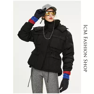 Fashionable Street tooling wind down jacket 2020 new women's short cold jacket small anti-season special sale