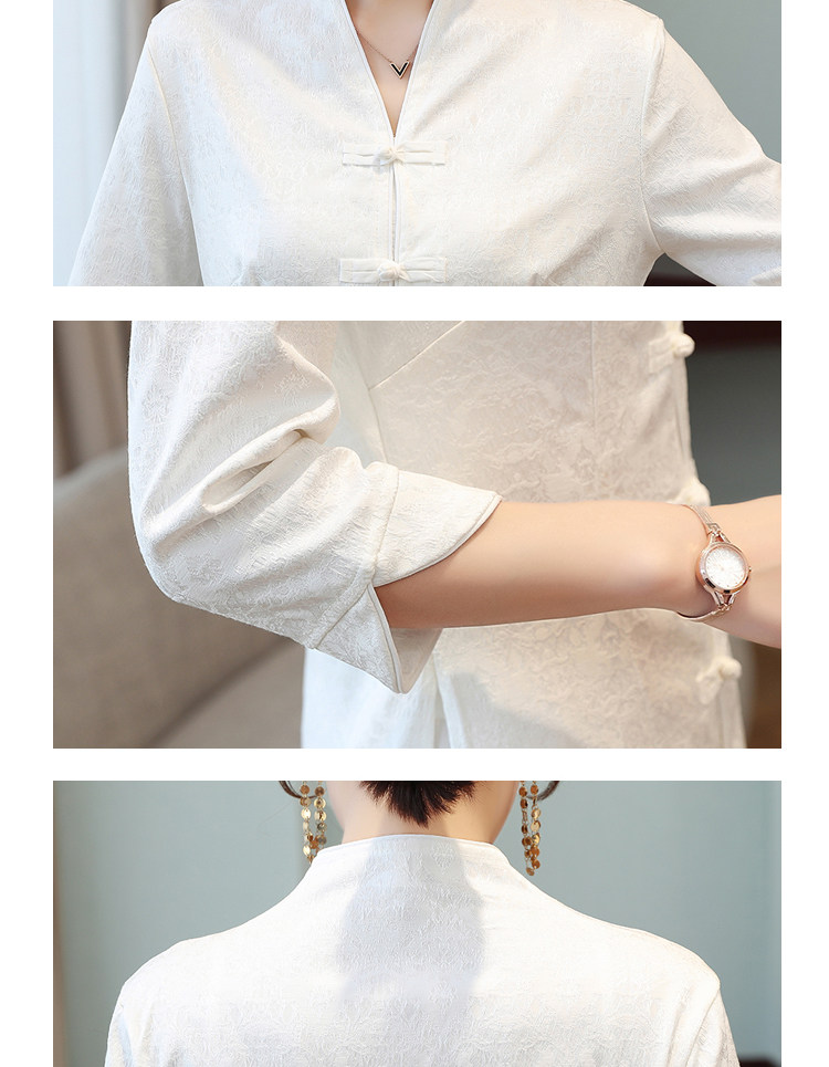 Spring Autumn Qipao Dress Image 4