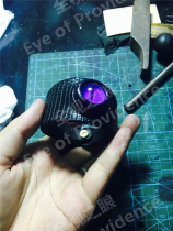 New original design Bull Leather Pure Artisanal glass Yiye Eye Non-resin Eye Eye Cat leather Bracelet Handring