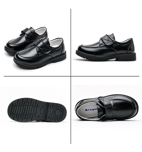 Летние детские туфли для мальчиков для кожаной обуви в английском стиле, из натуральной кожи, мягкая подошва, тренд сезона