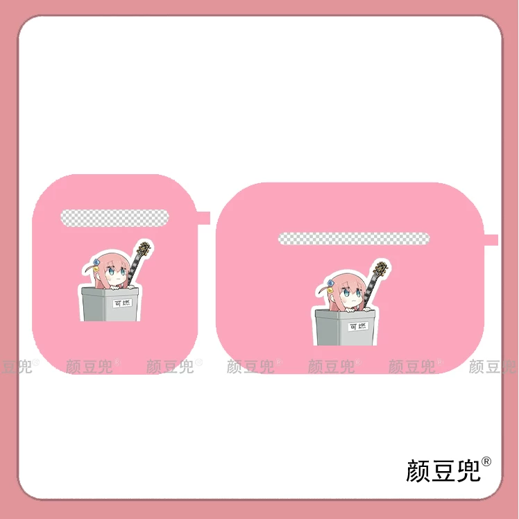 Одинокий Rock Ichiri Goto наушниковая накладка, подходит для Apple Airpods Pro2 поколения, защитная накладка 2/3 третьего поколения наушника, силиконовый мягкий аниме периферия прозрачная BOCCHI ROCK аниме
