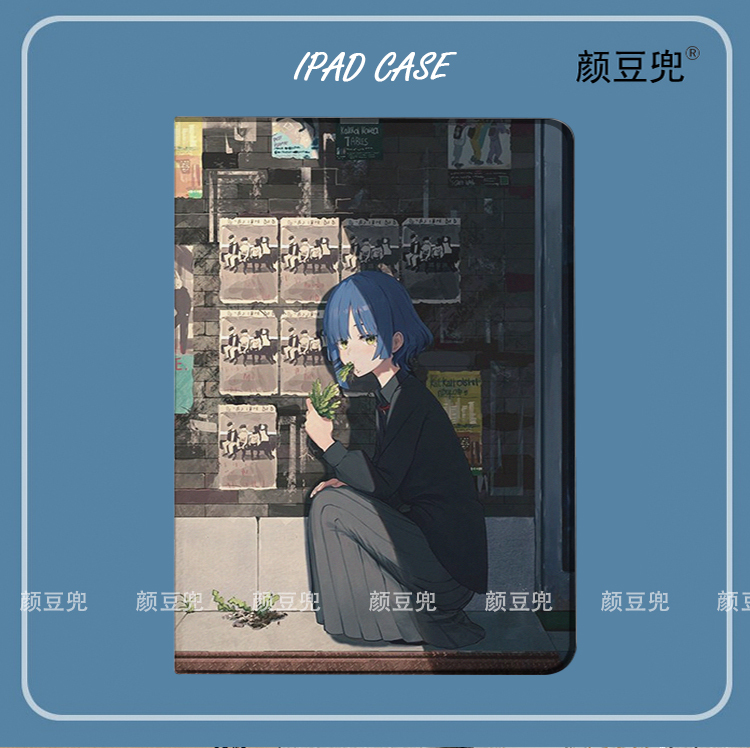 Yamada Ryo Lonely Rock iPad 10.2 Case Compatible with Air 3/4/5, Protective Cover for Pro 11 with Pen Slot, Mini 5/6, Xiaomi 5 Pro 10Th Generation, Matepad Pro, Pro 12.9, Honor V8 Anime