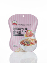 Qin Laotai 100g Yisheng Yuan Big Fruit Grain Yogurt Yogurt Wheat Crisp Chiaseed Fruit Lotus Root Powder Spoon Small Package Ready-to-drink