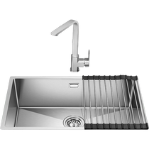 (15% subsidy) Oulin stainless steel sink single sink package handmade basin single sink vegetable basin kitchen sink