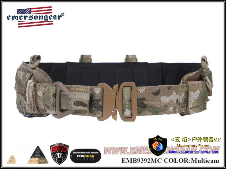 Emersongear Emerson Blue Star Cobra Cobra Cobra Cobra Cobra Original Fabric Heavy Industrial Waist Seal Outside Belt