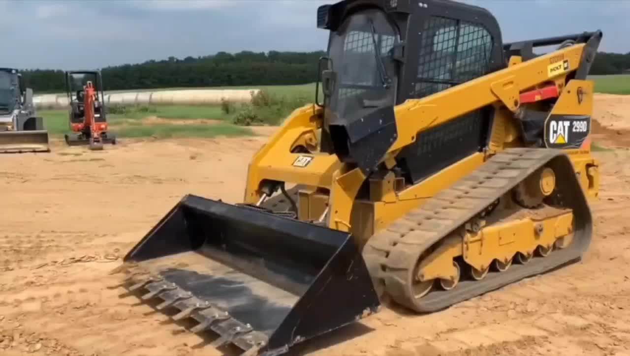 High Quality Great Condition Fairly Used 2013 Caterpillar Skid Steers 299d Mini Front Loader For