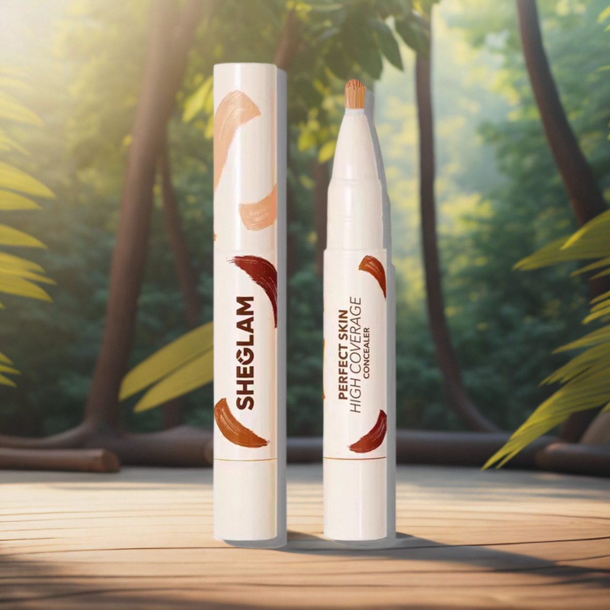 Американский Sheglam Perfect Skin высокий COVERAGE жидкий консилер для лица