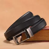 Ремень для отдыха, универсальная модная пряжка, штаны, из натуральной кожи