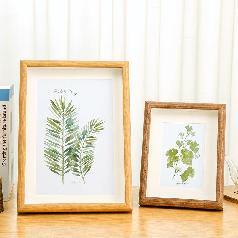 Three-dimensional hollow calligraphy and painting framed wooden photo frame table 5 inches 6 inches 7 inches 8 inches 10 inches A3a4 wall hanging picture frame
