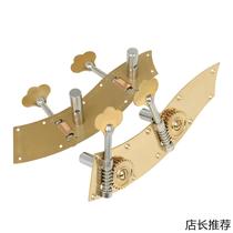 Big bass knob bass violin tuners classical gold metal open bass tuners custom made shaft