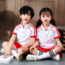 Kindergarten garden uniform Summer uniform School uniform Primary school pure cotton summer class uniform June 1 Childrens Day performance graduation photo clothing