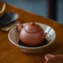 Yixing purple clay pot single double small pot kung fu teapot Huanglongshan iron sand old Zhu mud Mengchen round bead horizontal pot