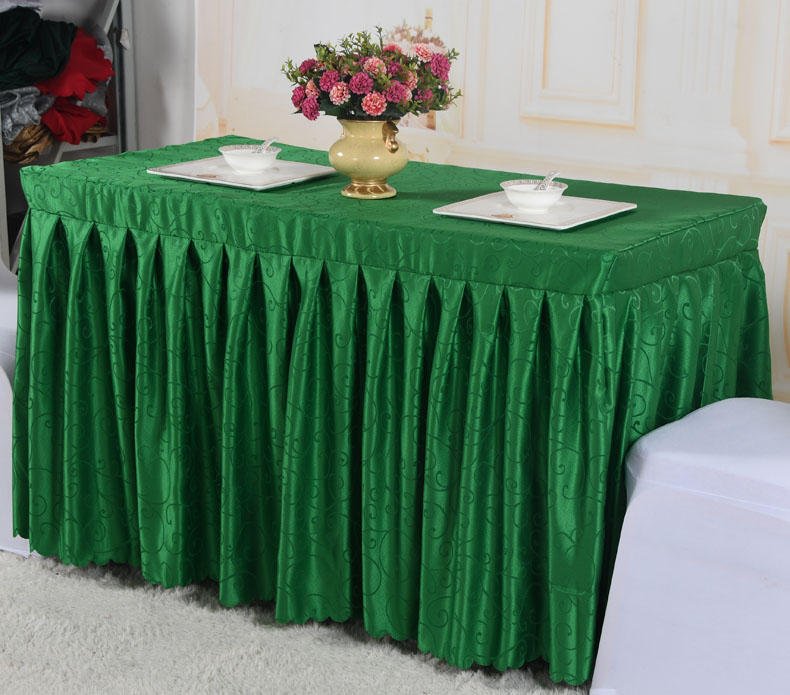 Ưu đãi đặc biệt vận chuyển miễn phí phòng họp Booth bảng vải bảng vuông váy váy bàn dài khách sạn bảng vải khăn trải bàn tấm vải liệm - Khăn trải bàn khăn trải bàn pvc