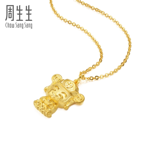 周生生 Золотое ювелирное украшение, золотая подвеска, ожерелье