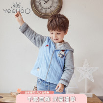  Yings boys  coat Childrens autumn hooded coat Baby fashion outer clothes padded warm autumn and winter 10892640