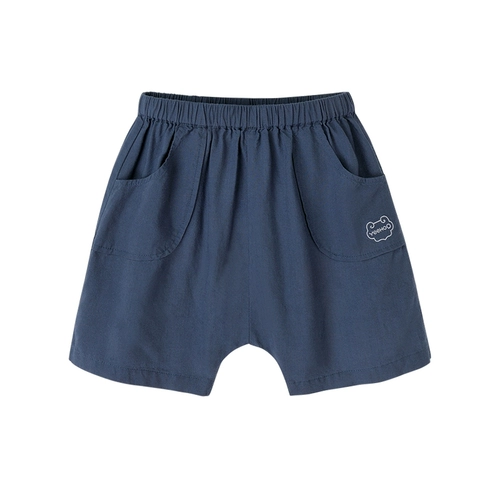 Детское ханьфу, костюм мальчика цветочника, комбинезон, штаны, летняя одежда, детская одежда, из хлопка и льна, китайский стиль