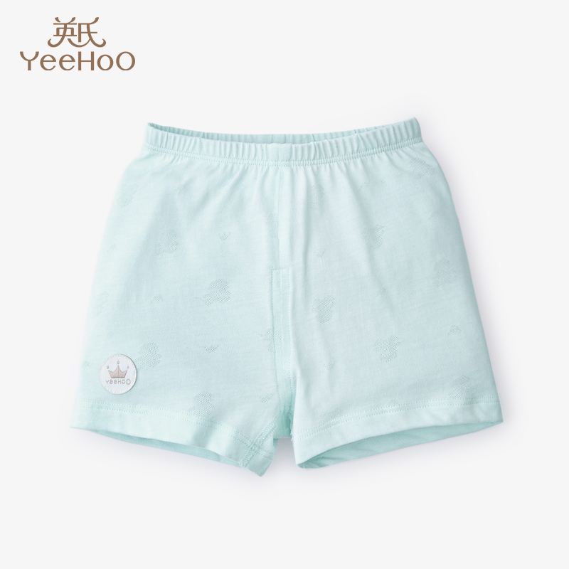 (Same style in the mall) Ying's boys and girls baby shorts baby pants breathable children's home pants pajama pants