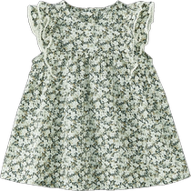(Childrens Day Gift) Yings Childrens Dress Summer Girls Pure Cotton Floral Skirt Breathable Skirt