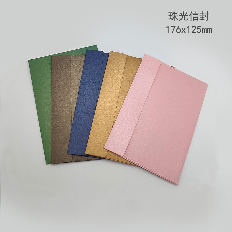 No 3 Western-style thickened envelope custom-made printing storage envelope packaging Bronzing customization True factory shipment fast and affordable