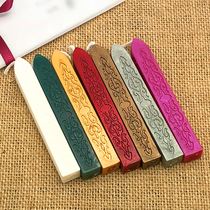 Arrow Ribbon Core Fire Lacquer Wax Strips Retro Art Envelope Letter Paper Seal Print Clay Black Gold Purple Green Red