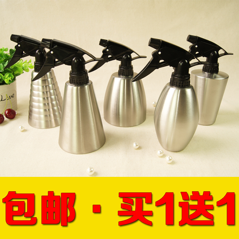 304 Stainless Steel Spray Bottle Sprayer Watering Can Hair Humidifying Spray Bottle Water Spray Can for Watering Flowers Small Gardening Hairdressing