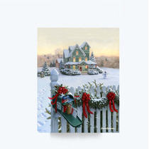 DMC self-made cross stitch kit HAE-Christmas Mailbox Christmas Mailbox Christmas scenery
