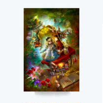 DMC self-supplied cross stitch kit Tilton Crafts-Alice Notion Alice concept