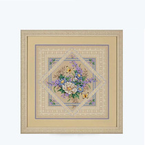 DMC self-made cross stitch kit DIM-35105 Flowers and Lace flower with butterfly Lace flower fresh