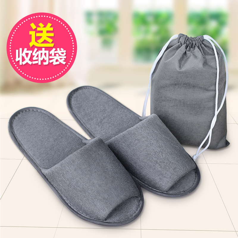Travel Portable Folding Slippers Lady's Home Aircraft Non-disposable slippers Hotel Travel Travel Slippers