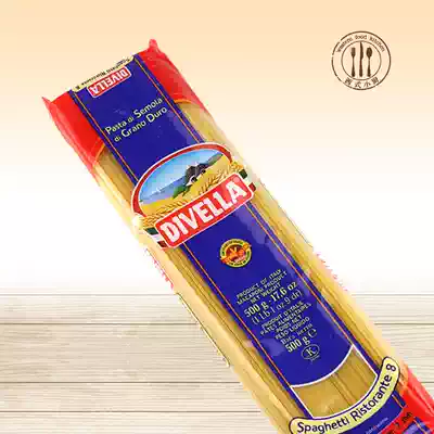 Imported spaghetti Tiveller No. 8 straight Noodles 500g spaghetti